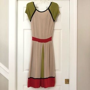 New European Solar Brand Viscose Cutout Knit Dress